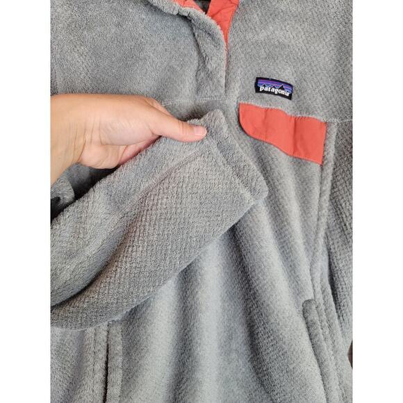 PATAGONIA RE TOOLED 1/4 SNAP FLEECE PULLOVER IN GRAY, SZ LARGE - Picture 9 of 16